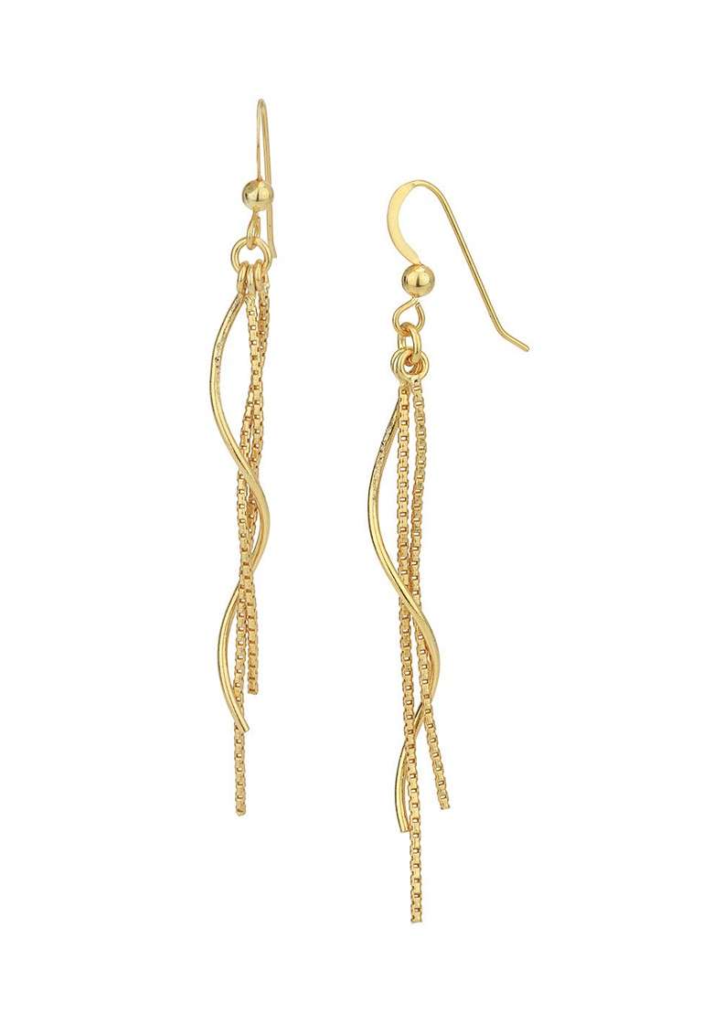 Gold Plated Plated Earrings - Indya