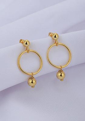 Gold Plated Circular Earrings
