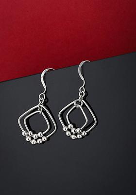 Silver Plated Rhodium Plated Earrings