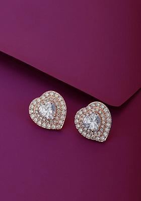 Rose Gold Plated Plated Earrings