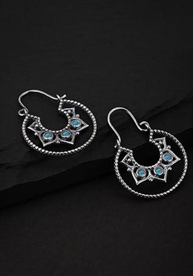 Silver Plated Rhodium Plated Earrings