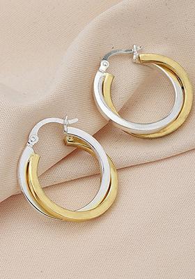 Gold Plated Circular Earrings