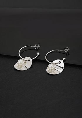Silver Plated Pearl Earrings