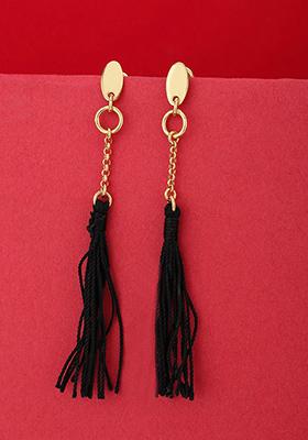 Multicolour Gold Plated Plated Earrings