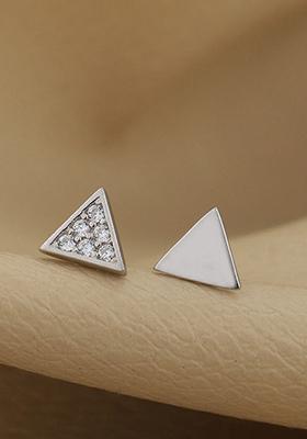 Silver Plated Rhodium Plated Earrings