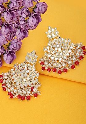 Multicolour Pearl Earrings