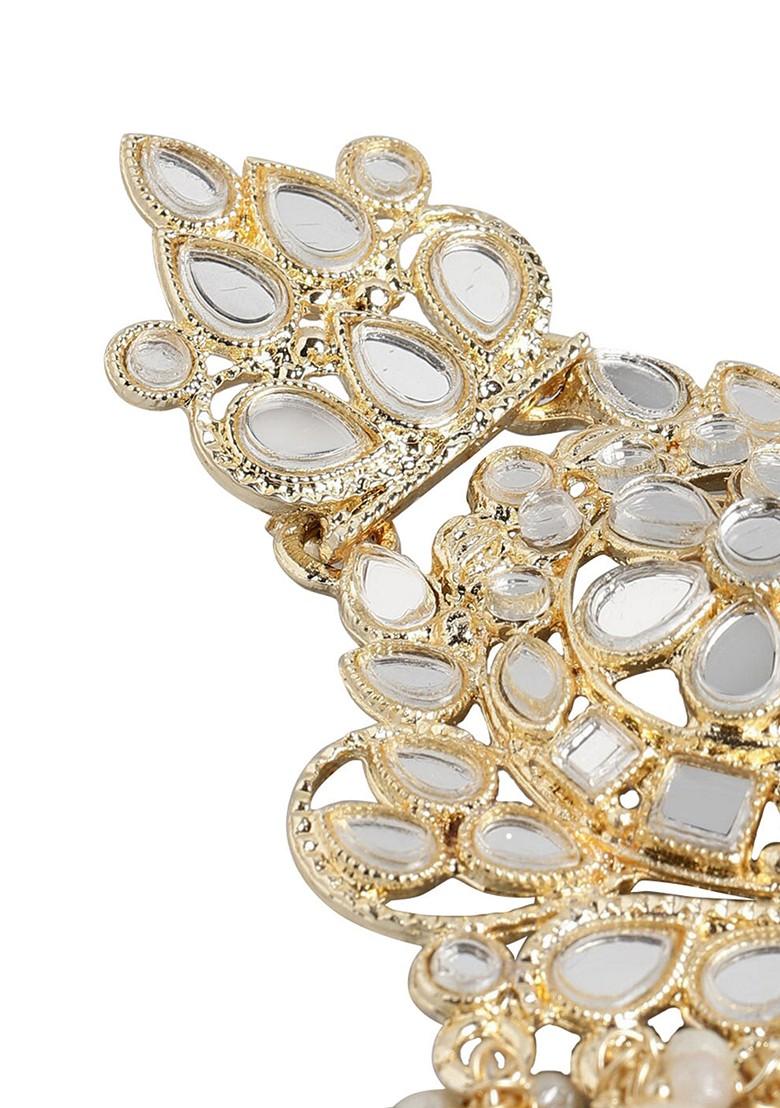 Multicolour Pearl Earrings - Indya