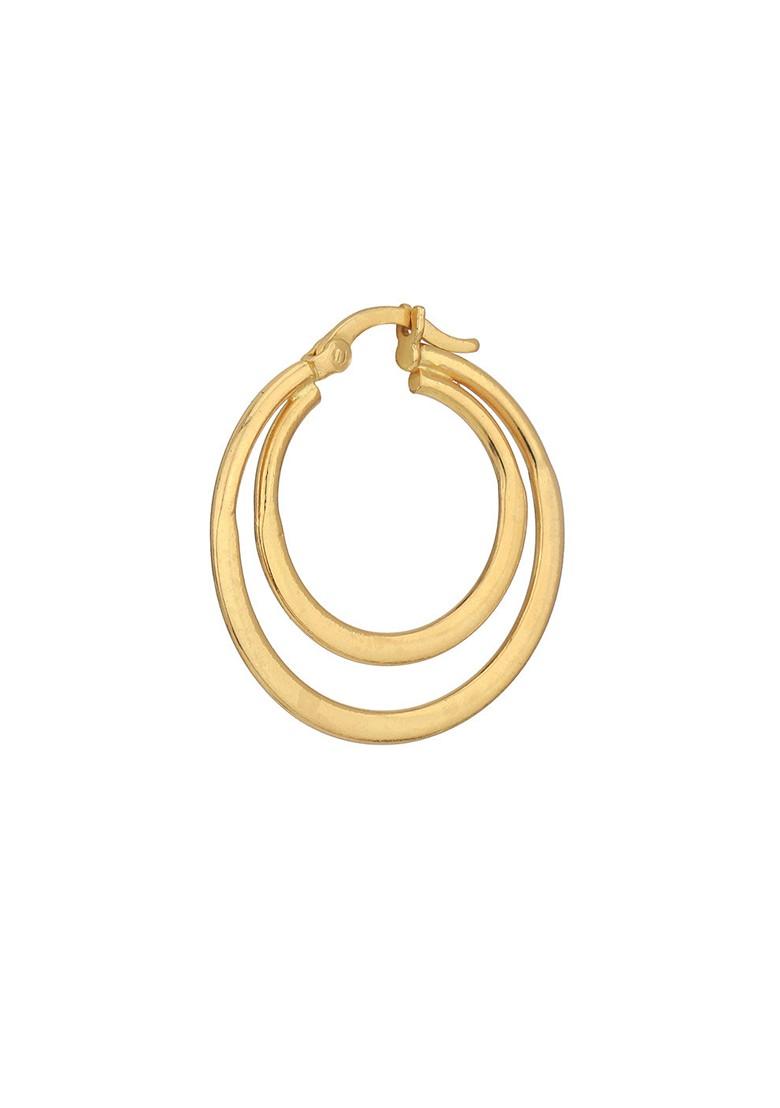 Gold Plated Plated Earrings - Indya