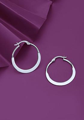 Silver Plated Rhodium Plated Earrings