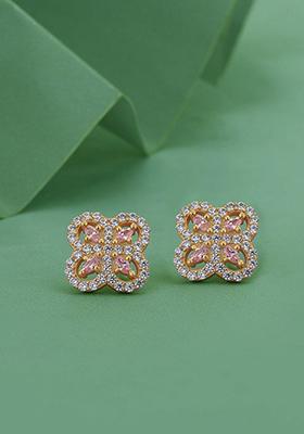 Multicolour Gold Plated Plated Earrings