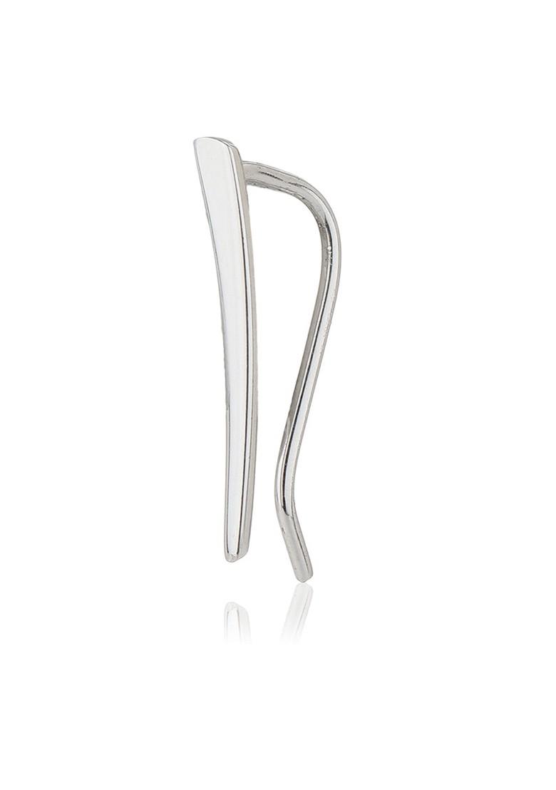 Multicolour Rhodium Plated Earrings - Indya