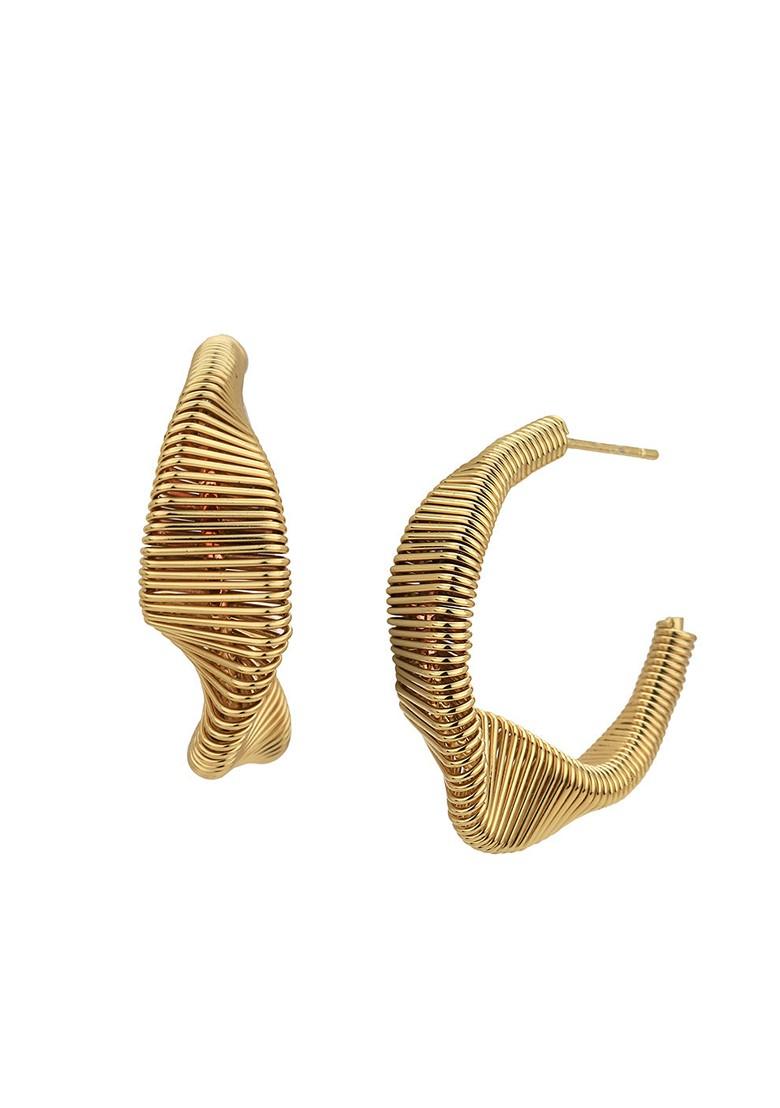 Gold Plated Plated Earrings - Indya