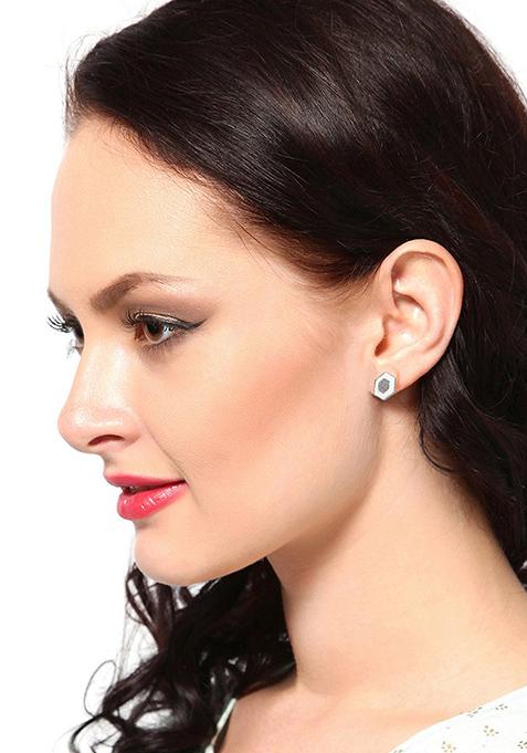 Multicolour Geometric Earrings