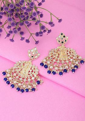 Multicolour Pearl Earrings