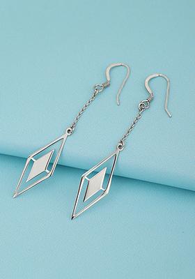 Silver Plated Rhodium Plated Earrings