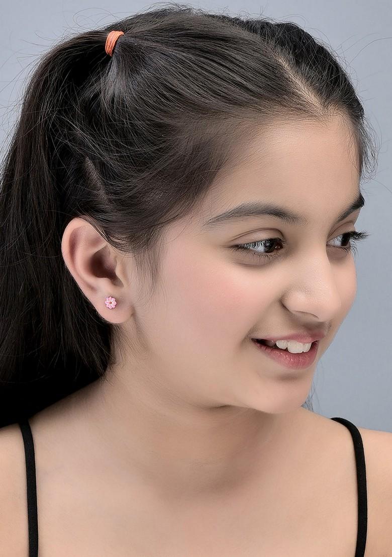 Gold Plated Plated Kids Earrings - Indya