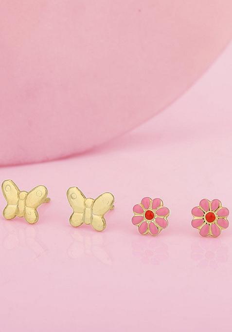 Gold Plated Plated Kids Earrings