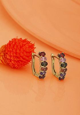 Multicolour Circular Earrings