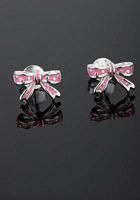 Multicolour Rhodium Plated Earrings