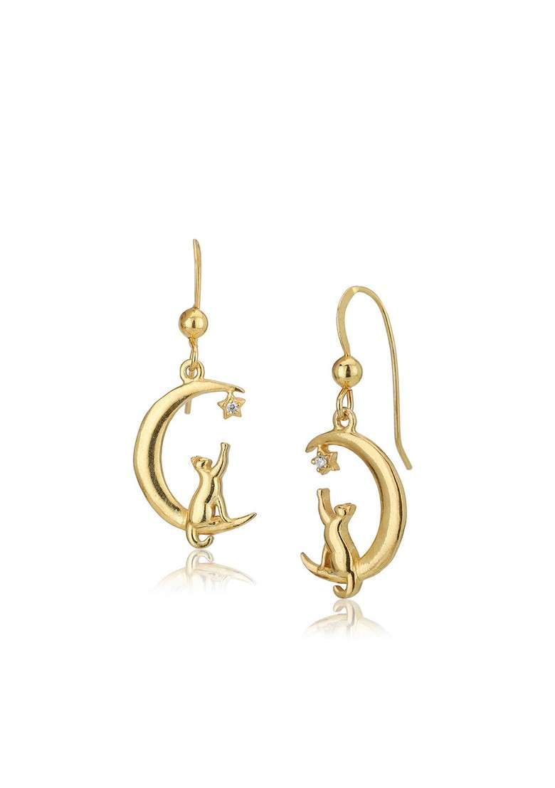 Gold Plated Plated Earrings - Indya