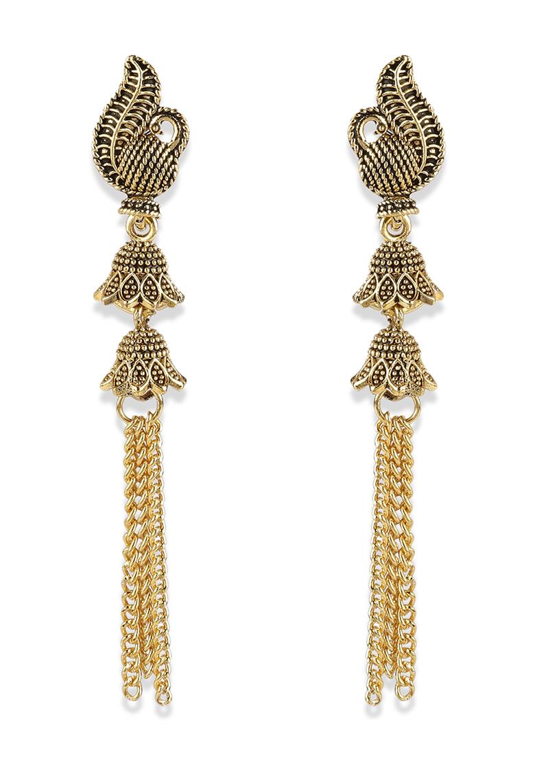 Gold Plated Jhumka Earrings