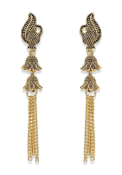 Gold Plated Jhumka Earrings