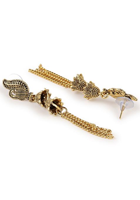Gold Plated Jhumka Earrings
