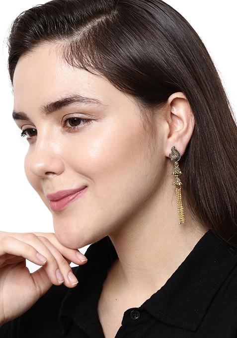 Gold Plated Jhumka Earrings