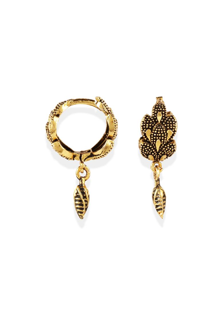 Gold Plated Hoop Earrings - Indya
