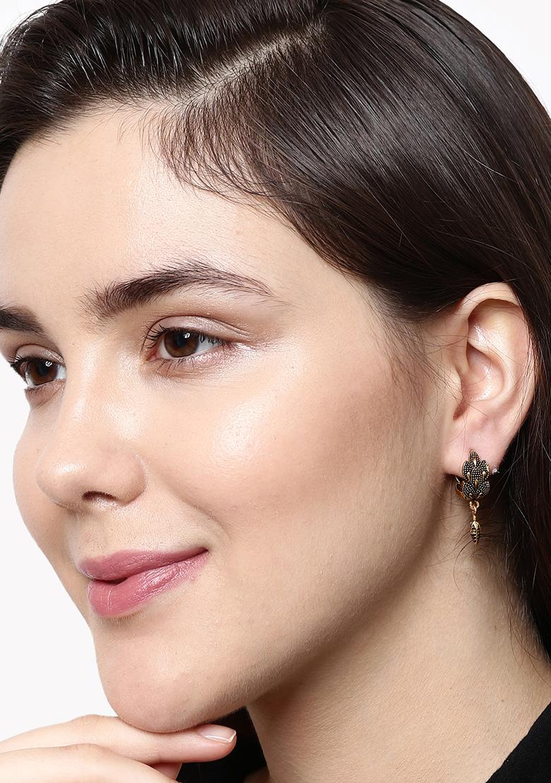 Gold Plated Hoop Earrings - Indya