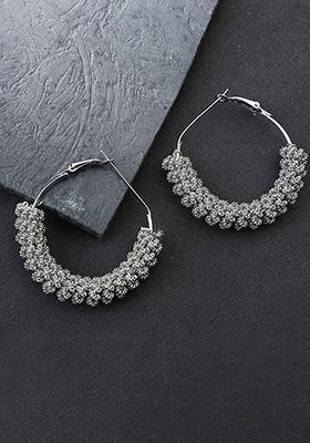 Silver Plated Hoop Earrings