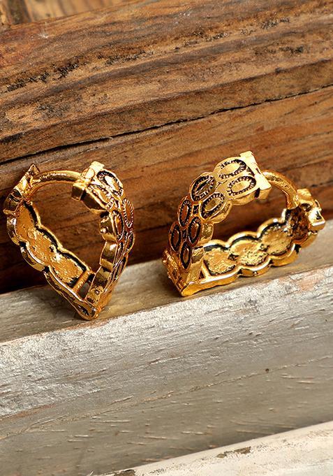 Gold Plated Hoop Earrings