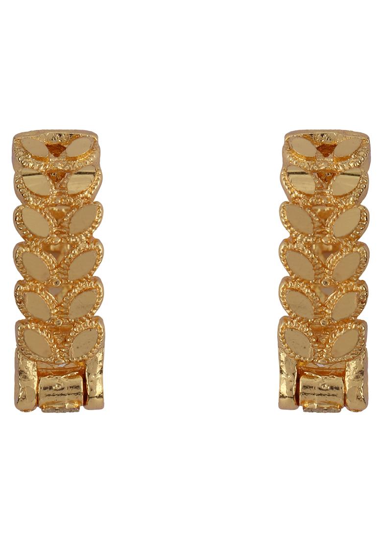 Gold Plated Hoop Earrings - Indya