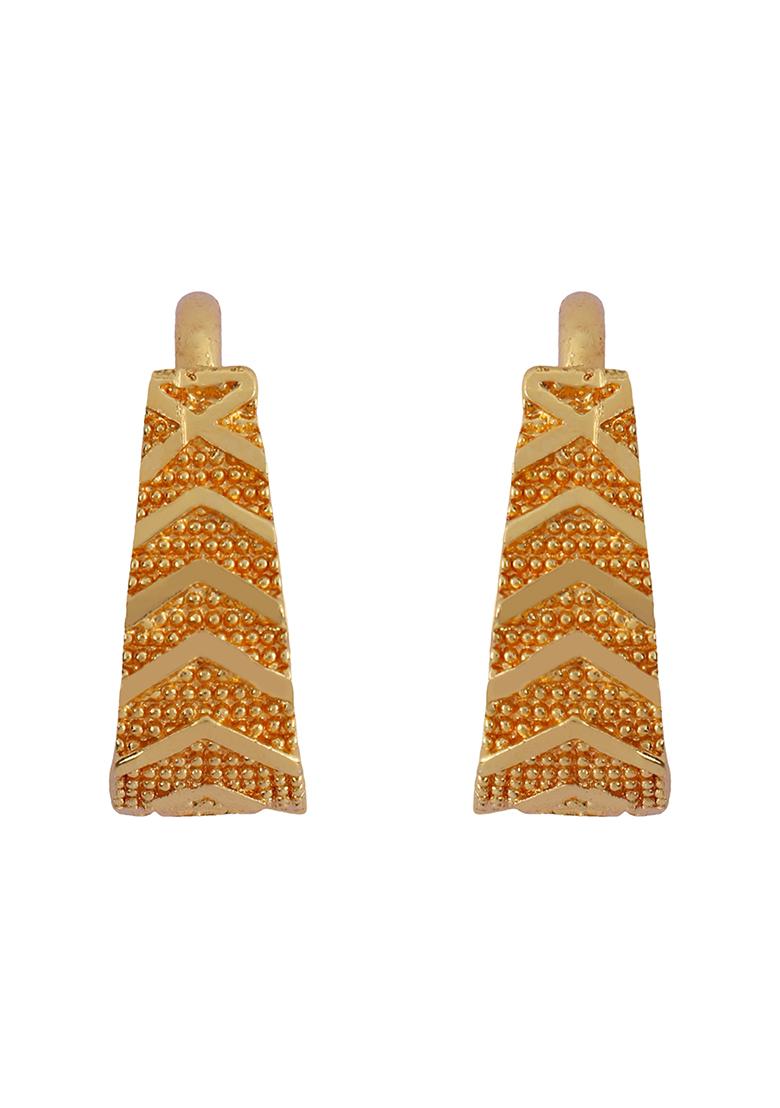Gold Plated Hoop Earrings - Indya