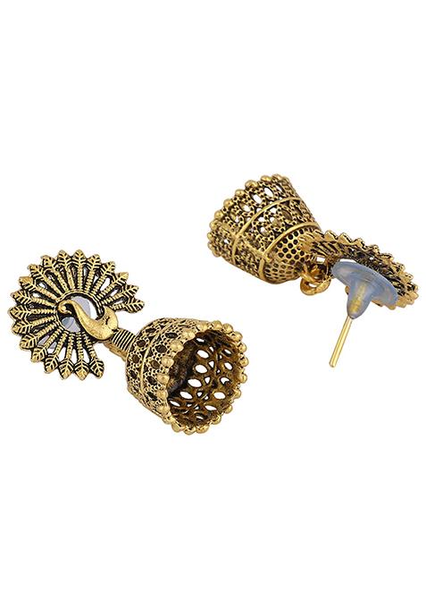 Gold Plated Jhumka Earrings