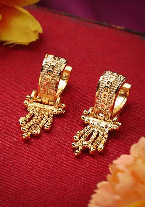 Gold Plated Drop Earrings