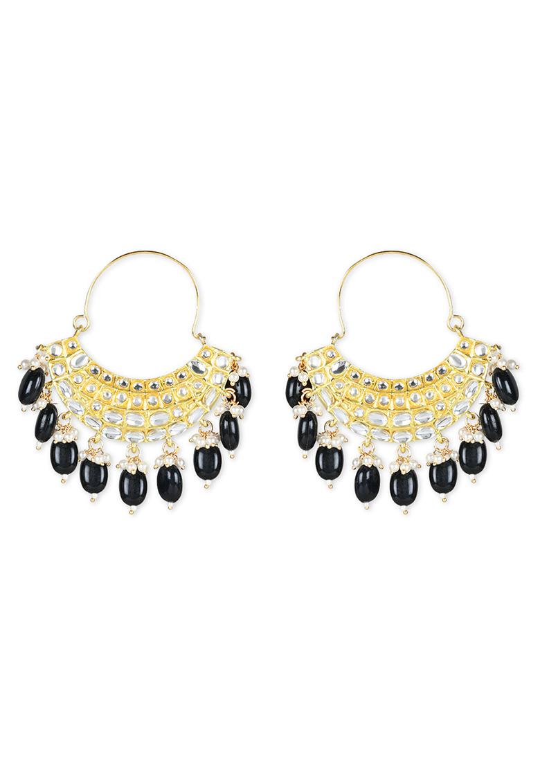 Gold Plated Traditional Handcrafted Pearl Jhumka Earrings