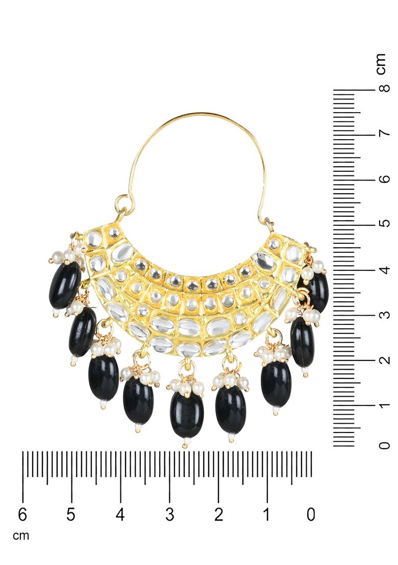 Gold Plated Traditional Handcrafted Pearl Jhumka Earrings