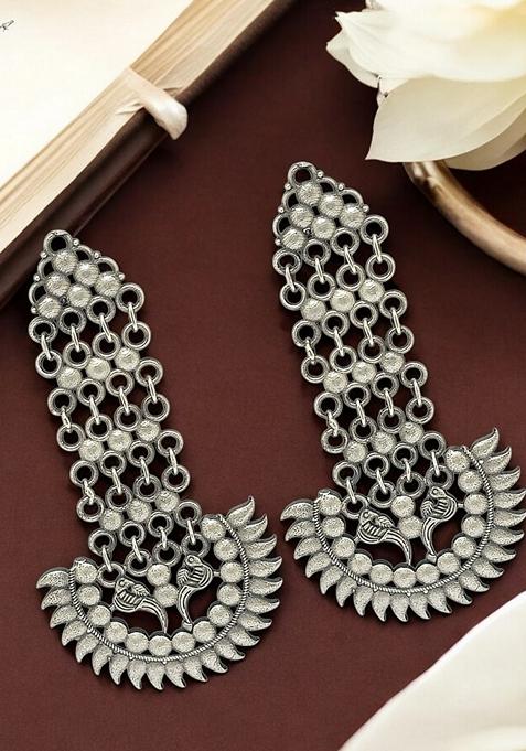 Silver Plated Drop Earrings