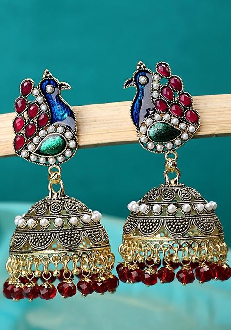 Multicolor Cubic Zirconia Earrings