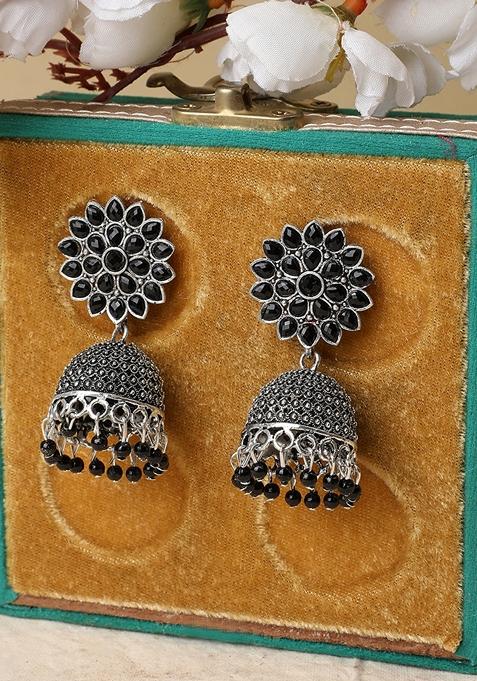 Black Cubic Zirconia Earrings