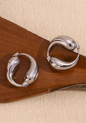 Silver Plated Waterproof Antitarnish Yin Yan Earring