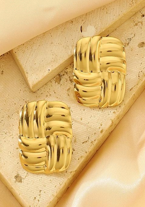 Gold Plated Round Zircon Bangle Bracelet