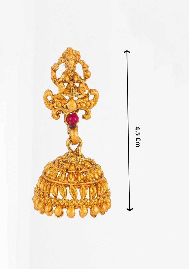 Multicolor Gold Plating Pearl Artificial Beads Earrings