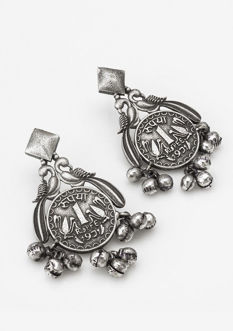 Silver Plating Pearl Artificial Beads Earrings