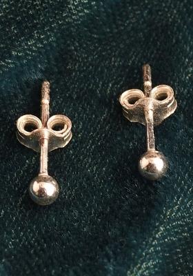 Silver Stone 925 Sterling Silver Earrings