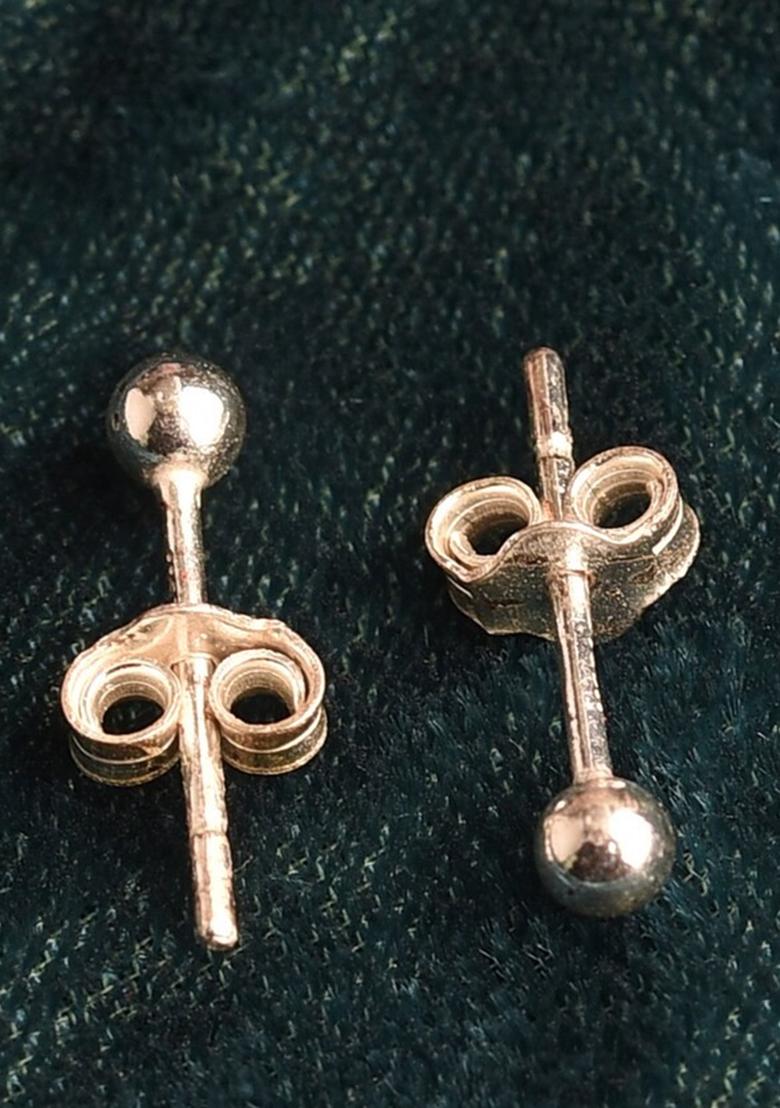 Silver Stone 925 Sterling Silver Earrings