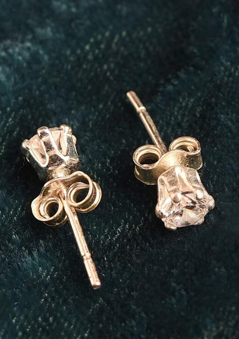 Silver Stone 925 Sterling Silver Earrings