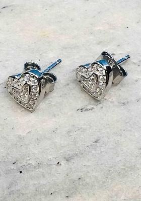 Silver Stone 925 Sterling Silver Earrings