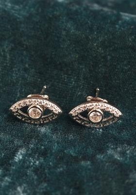 Silver Stone 925 Sterling Silver Earrings